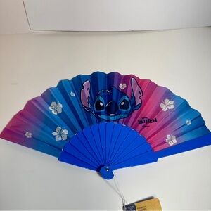 NWT. Disney Primark travel folding fan featuring Stitch from Lilo & Stitch.